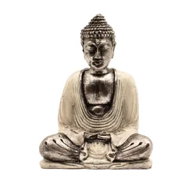 White & Grey Buddha - Medium