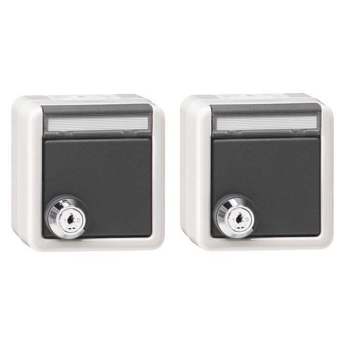 Gira SCHUKO-Steckdosen Set BSF456030Schloss (456030)