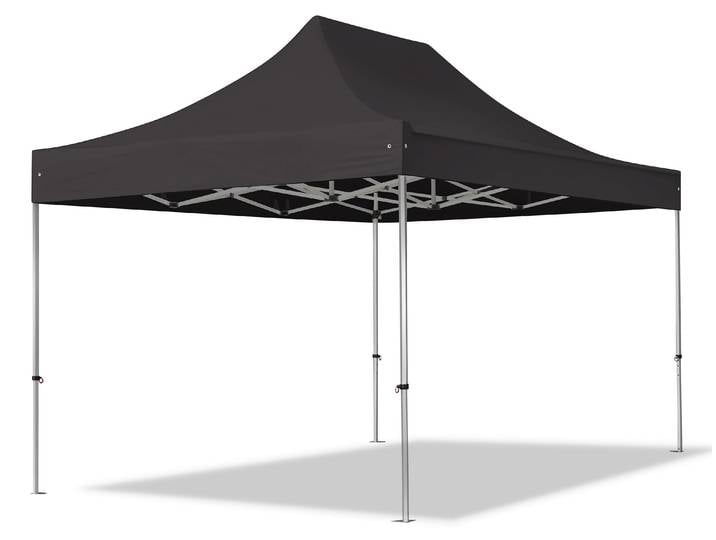 TOOLPORT 3x4\,5 m Tonnelle pliante Alu\, PVC 850\, noir