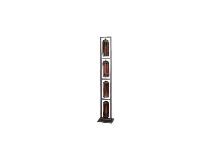 Kawola Stehlampe Triest Schwarz Glas, E27, 34x190x23 cm, Lampen & Leuchten, Innenbeleuchtung, Stehlampen