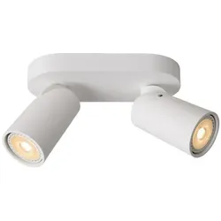 Lucide 23954/11/31 LED Decken- und Spotleuchte Xyrus 2x5W | GU10 | 2200K - dimmbar
