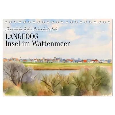 LANGEOOG Insel im Wattenmeer (Tischkalender 2027 DIN A5 quer), CALVENDO Monatskalender