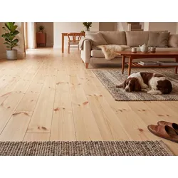 Kiefer Massivholzdielen, 21x142 mm, Select, rundum Nut & Feder, mit Microfase