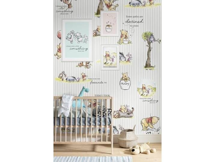 Komar Disney fotobehang Winnie de PUUH Afmetingen 200 x 280 cm kinderkamer, babykamer, decoratie, behang, muurvormgeving, poeh, beer