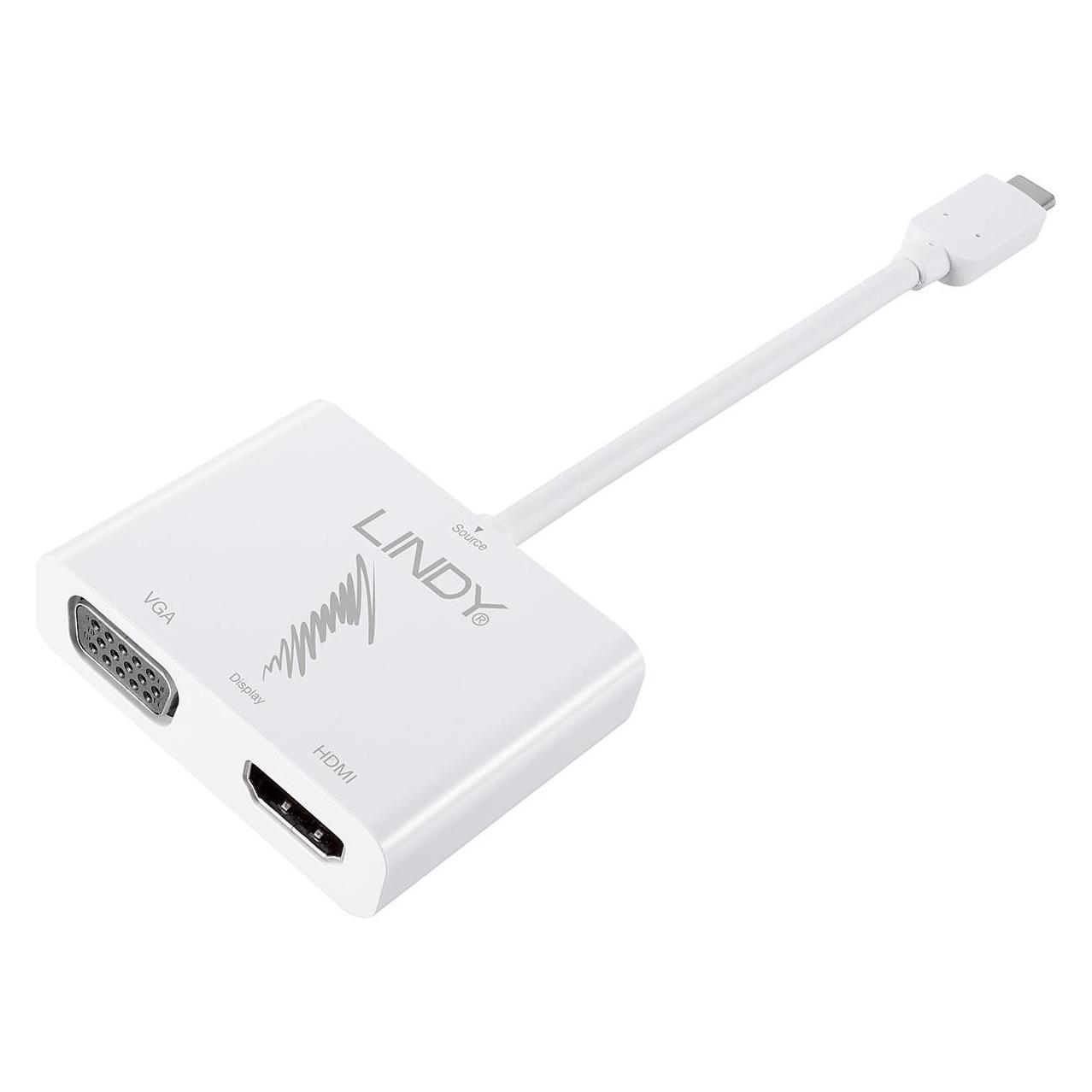 Lindy Mini-DisplayPort 1.2 zu (HDMI, VGA) (41070)