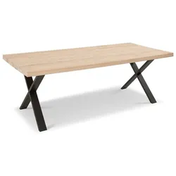 Elfo Esstisch Tim 200 x 100 cm Holz Eiche Bianco