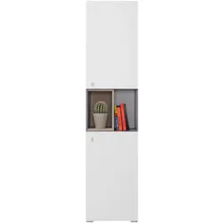 BÜCHERREGAL GALIA 45x40x190 cm, Regal Taupe