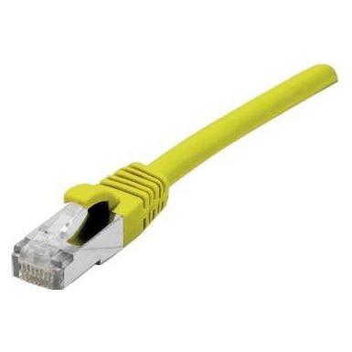 Générique Cat6 RJ45 Patch cable F/UTP PVC ecofriendly yellow - 3m (F/UTP, CAT6, 3 m) (854642)