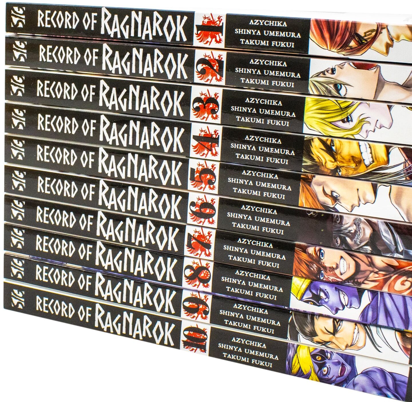 Viz Media Record of Ragnarok Manga Set Vol. 1-10 by Shinya Umemura