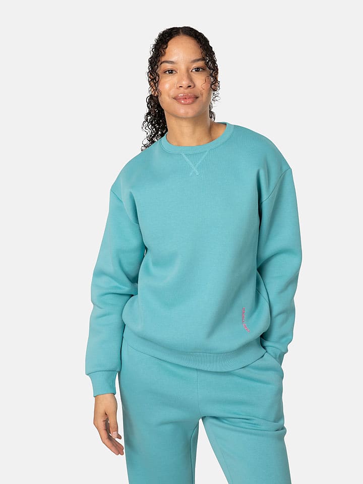 KARI TRAA Sweatshirt "Anelie" in Türkis - XS