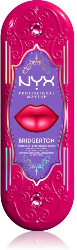 NYX Professional Makeup Bridgerton Royal Treasures lip set shade 05 2 pc
