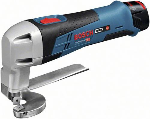 Bosch Professional Akku-Blechschere 0601926108 GSC 12V-13 inkl. 2. Akku, inkl. Ladegerät, inkl. Koffer