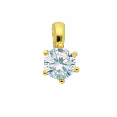 Kettenanhänger ADELIA´S "Damen Goldschmuck 333 Gold Anhänger mit Zirkonia", gold, Schmuckanhänger, Damen, mit Zirkonia, Gold, Kettenanhänger, mit Zirkonia Goldschmuck für Damen