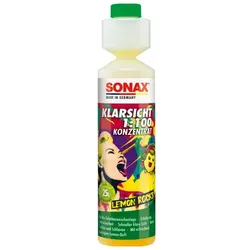 SONAX KlarSicht 1:100 Konzentrat, 250 ml Hochkonzentrierter Reinigungszusatz, 1:100