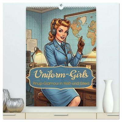 Uniform-Girls (hochwertiger Premium Wandkalender 2027 DIN A2 hoch), Kunstdruck in Hochglanz