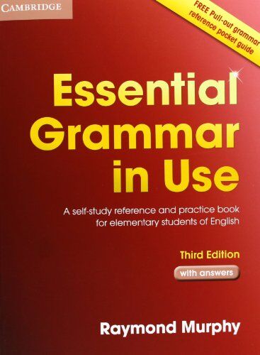 Raymond Murphy - Essential grammar in use : a self-study reference and pratice book for elementary students of English, with answers - Preis vom 11.10.2026 03:10:56 h
