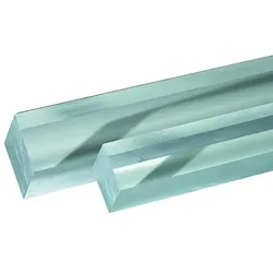 Werkstarck, Glas + Plexiglas, Plexiglas-Vierkantstäbe GS (100 cm, 5 cm)