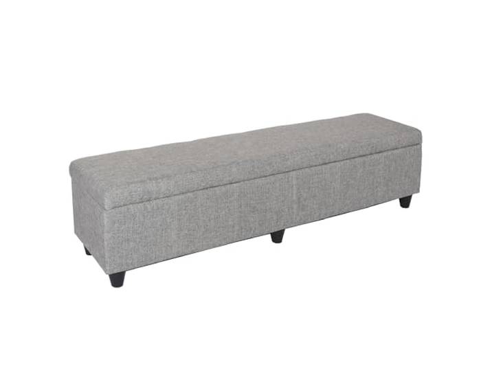 Berlinlodge Bank Sitzbank MIT Aufbewahrung Lars Leder + Kunstleder Schwarz HxBxT 45x112x45cm Stauraum groß platzsparend Wohnzimmer Kinderzimmer Schlafzimmer