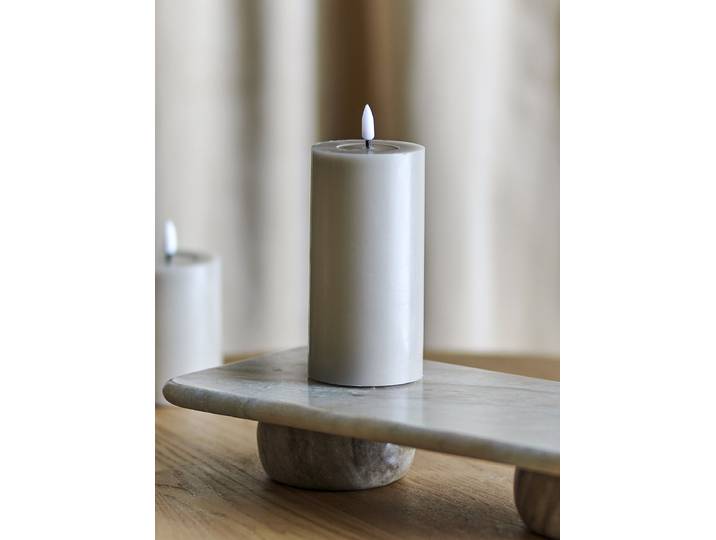 Bougie LED Ponza 15cm Beige