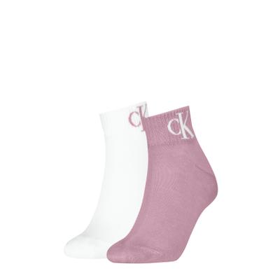 Calvin Klein Jeans "CKJ WOMEN QUARTER 2P MONOGRAM" 2 Paar, 2 Paar tlg. mit Logostickerei