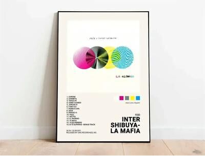 Inspire Essentials Nordic Rap Music Poster Canvas Latin Artist Wall Art Room Decor 7 11.81 X 15.75 In