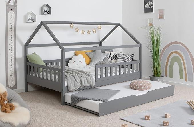 Kinderbett Hausbett Kay inkl. Zubehör