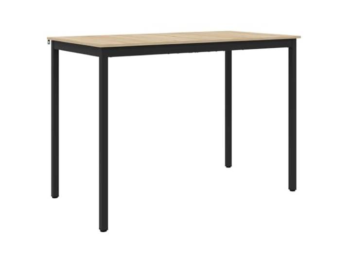 GPUTYGHN Esstisch Holzwerkstoff Rechtwinklig mit Metallbeinen Für Küche und Esszimmer, modernes Design, schlichte Eleganz, stabile Metallbeine, leicht zu reinigen, schneller Aufbau