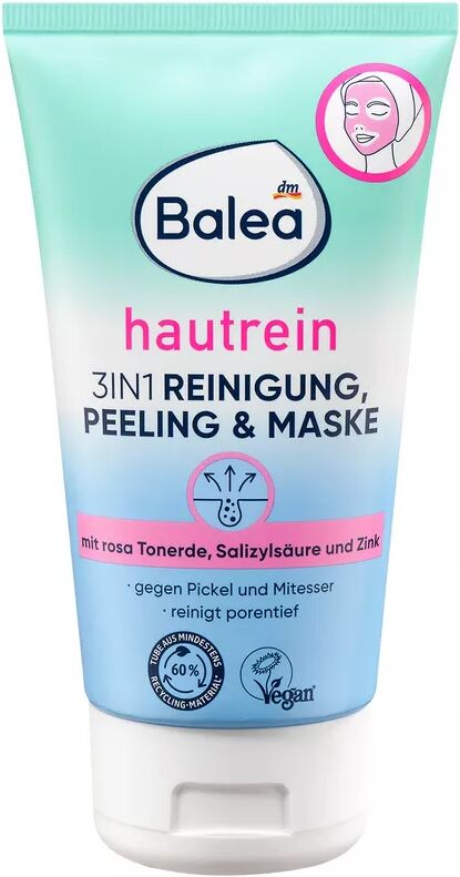 Balea - Reinigung, Peeling & Maske 3in1 hautrein, 150  ml