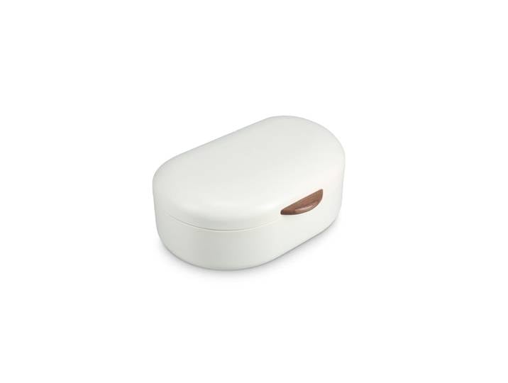 Boîte à pain beige en métaux 33,5x21xh14,5cm
