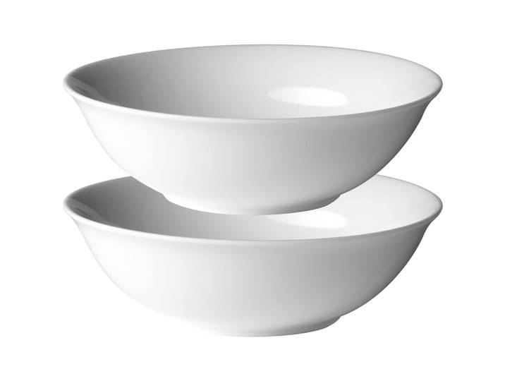 MÄSER Schüssel-Set 2-tlg. Modesta weiss Porzellan D 18 cm 2 Stk