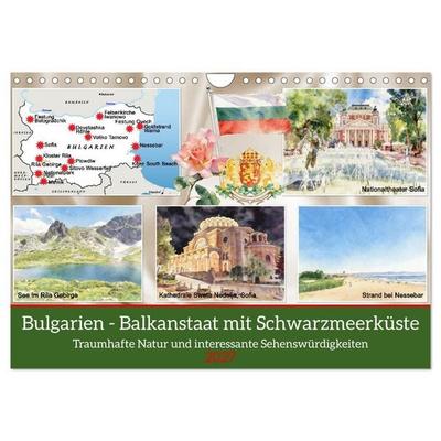 Bulgarien - Balkanstaat mit Schwarzmeerküste (Wandkalender 2027 DIN A4 quer), CALVENDO Monatskalender