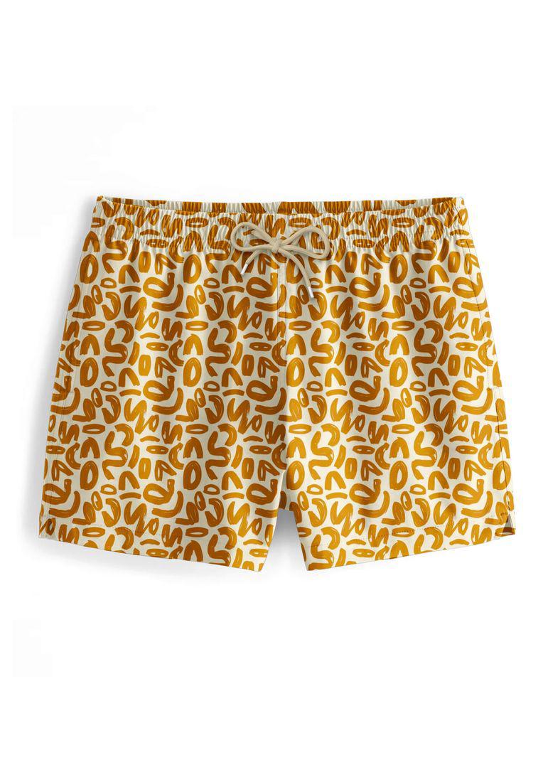 "Golden Geometric" Zwemshorts