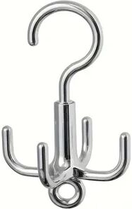 USA Free Shipping Shop 360 Rotating Clothes Hook Organizer Closet Space Saver Hanger & Belt And Scarf Hangers 1pc