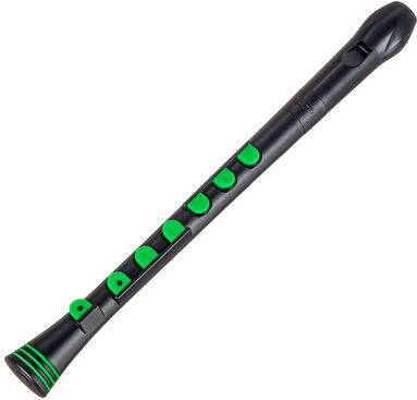 Nuvo Recorder+ Baroque black-green Schwarz