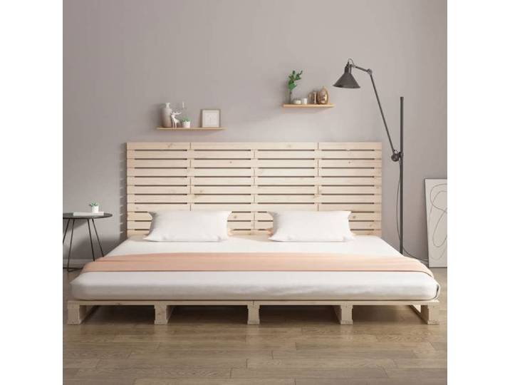 Bon plan  Panneau de tête pour lit - JILI HOT - Tête de lit murale 186x3x91 5cm - Bois massif de pin - Pour Chambre Thome3178389