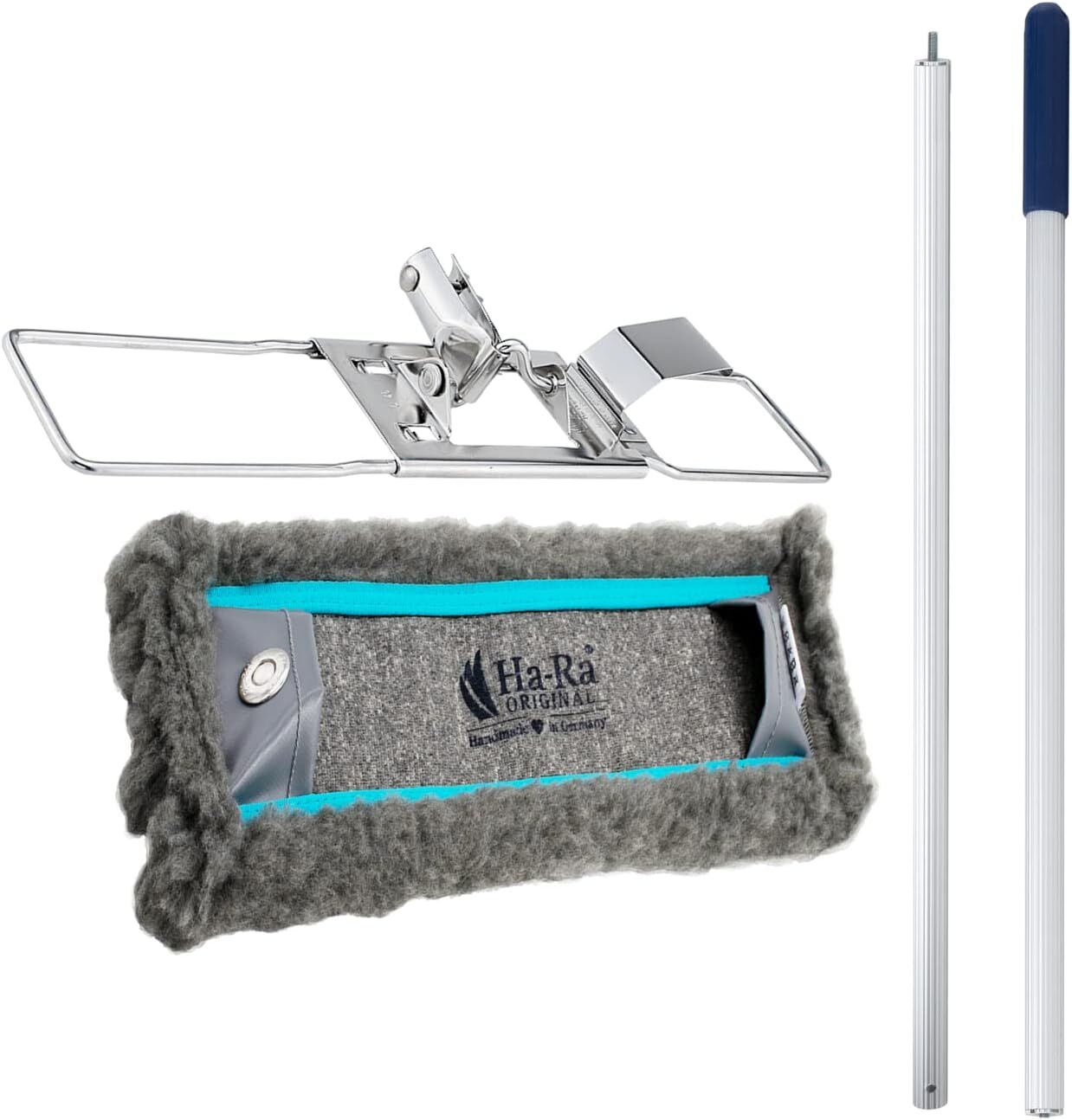 Axis Ha-Ra Set Bodenexpress 42 cm aus Edelstahl & Boden-Faser Trocken I robuster