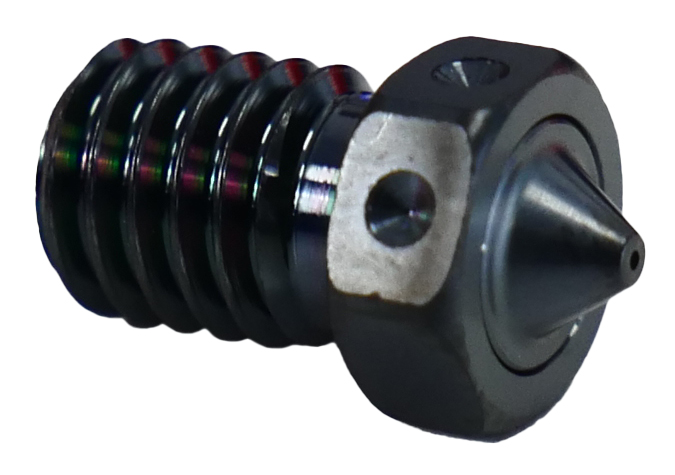 E3D V6 ObXidian Nozzle - 1 pcs V6-NOZZLE-OBX-0250-SPK