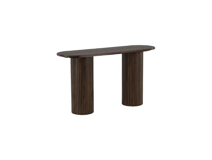 Ovale Design Konsole „Bianca“ Mocca VE DESIGN