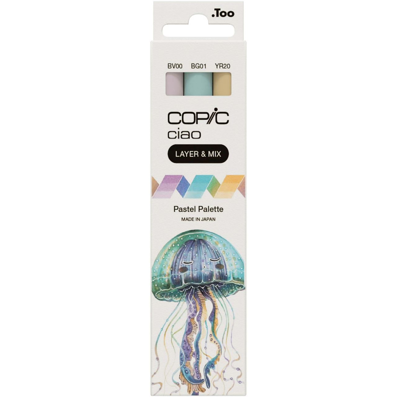 COPIC Ciao Pastel Palette Layoutmarker-Set farbsortiert 1,0 + 6,0 mm, 3 St.