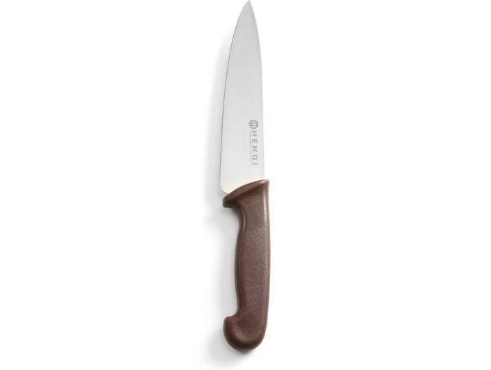 HENDI Koksmes – Bruin heft – Polypropyleen – 320 mm – HACCP richtlijnen