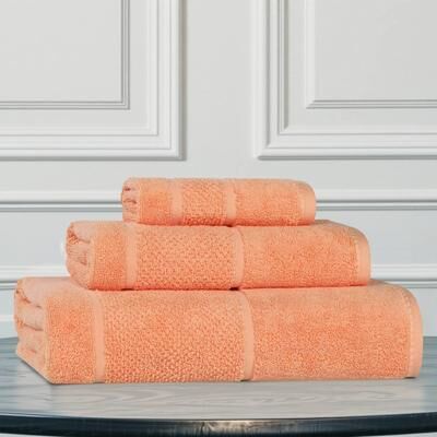 Superior Mile Smart Twist Viscose Cotton Blend 3 Piece Towel Set