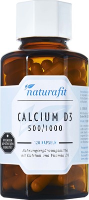 NaturaFit GmbH NATURAFIT Calcium D3 500/1000 Kapseln 110.2 g 12515821