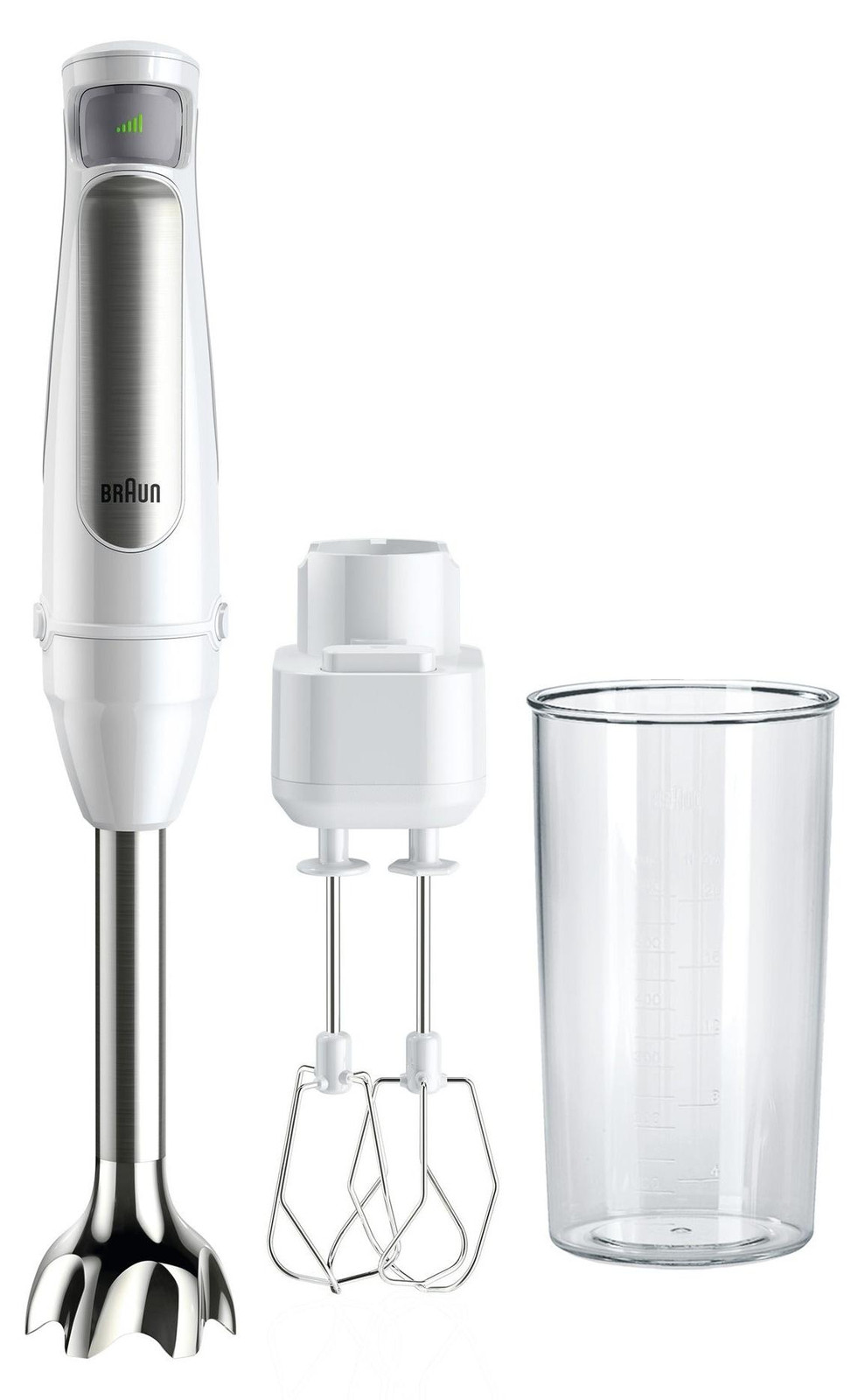 Braun MQ 7005B staafmixer met meetbeker en garde, modelnummer 301879