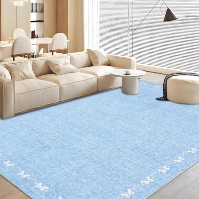 Garvee Bow Pattern Bordered Area Rugs for Living Room