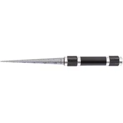 Tecwerk, Messlehre, Lochlehre 4-15 mm konisch Ablesung 0,1 mm