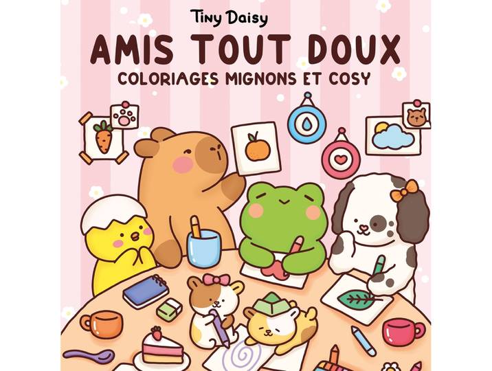 Amis tout doux : coloriages mignons et cosy (BD)