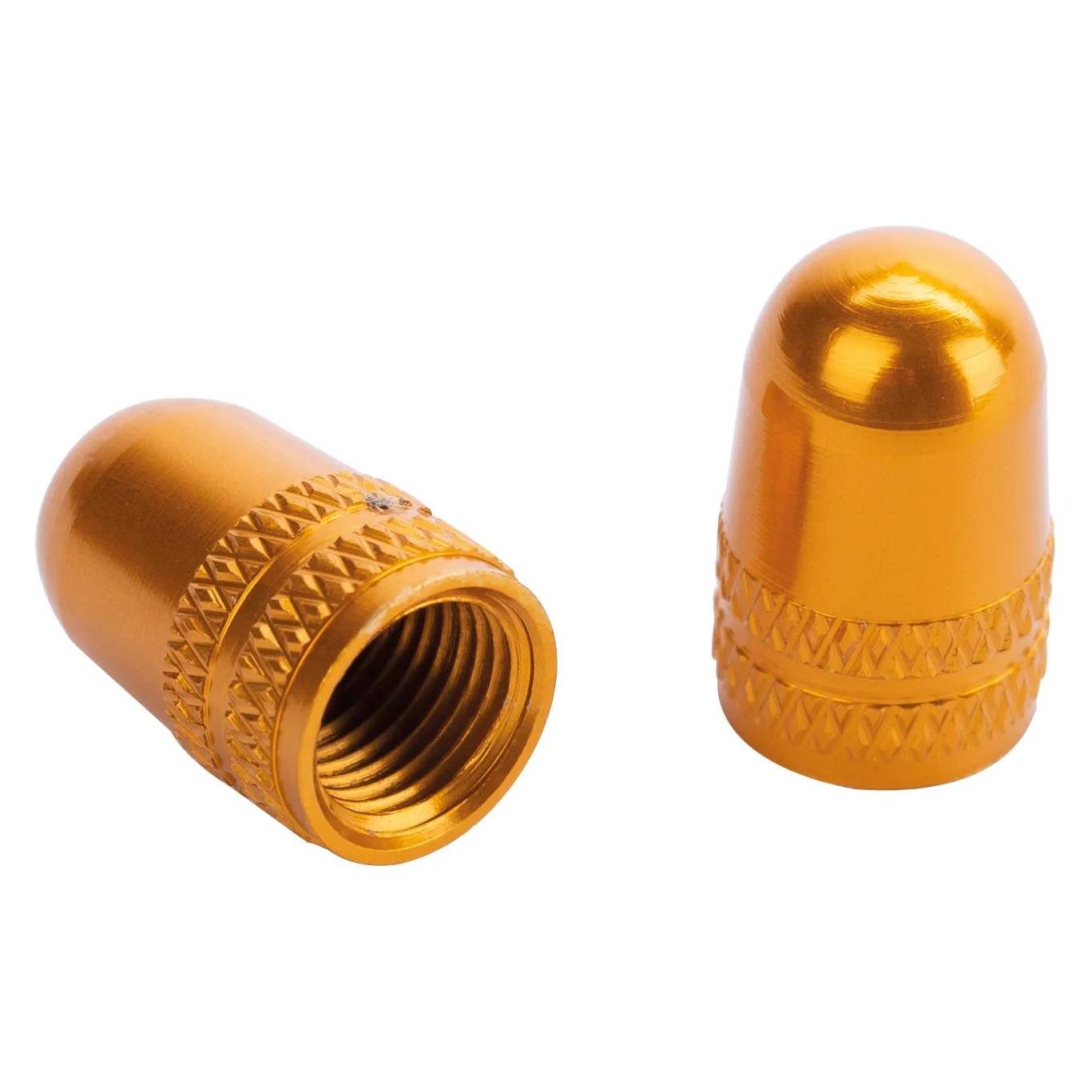 Fasi Ventilkappe-03305539 Fahrrad-Ventilkappen Gold Einheitsgrösse (506110004)
