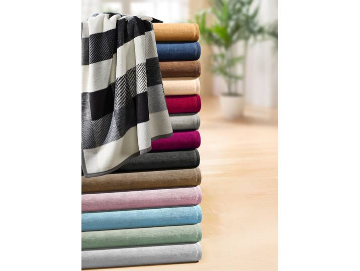 Kuschelig-weiche Schlafdecke Cotton Home, Blau, Größe 325 (Schlafdecke, 150x220 cm)