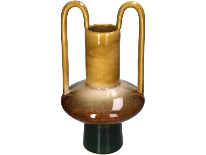 Vase Myko gelb Steingut H 42 cm