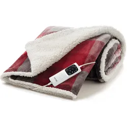 Imetec, Heizdecke, 16715 Elektrische Decke/Kissen 150 W Multicolour Velvet (120 x 160 cm)